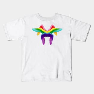 Gay Pride Angel Wings Kids T-Shirt